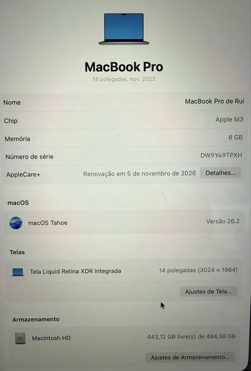 MacBook PRO 14 - Chip M3 - Foto 4