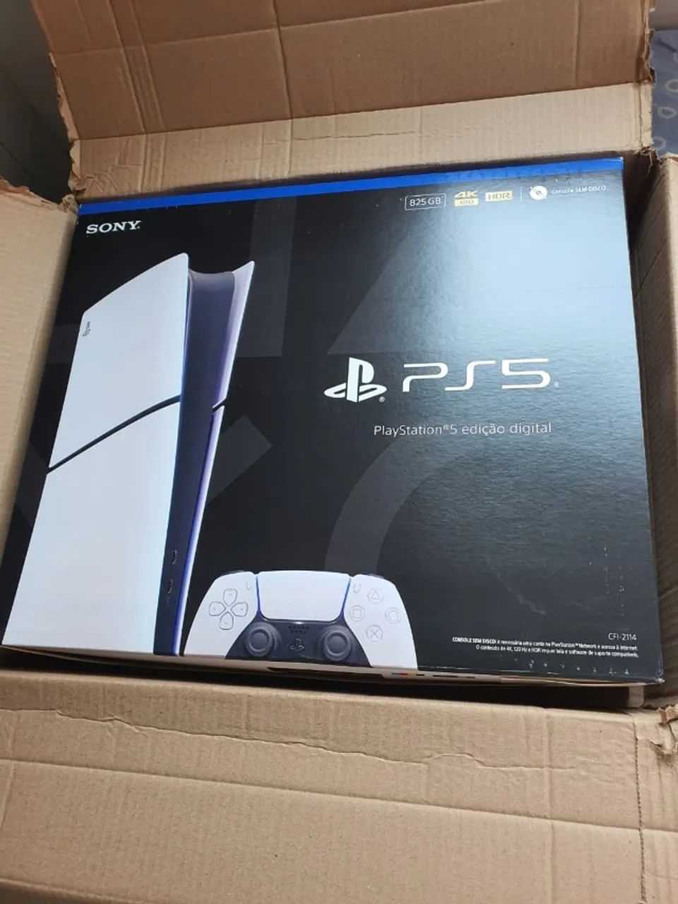 PS5 Digital Edition NOVO LACRADO - Envio Imediato