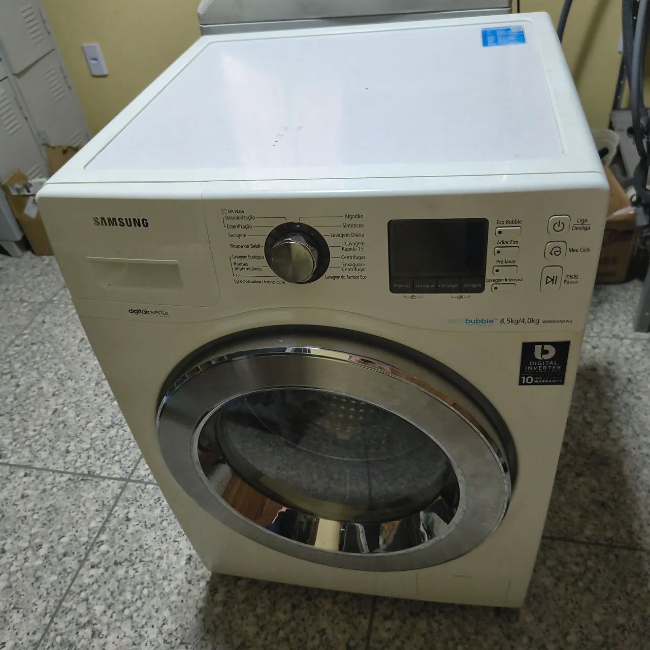 Máquina de lavar e Secar