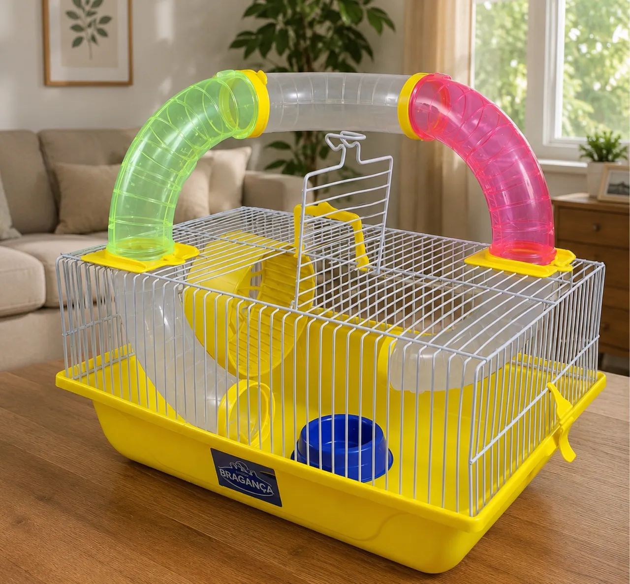Gaiola Hamster com tubos divertidos 