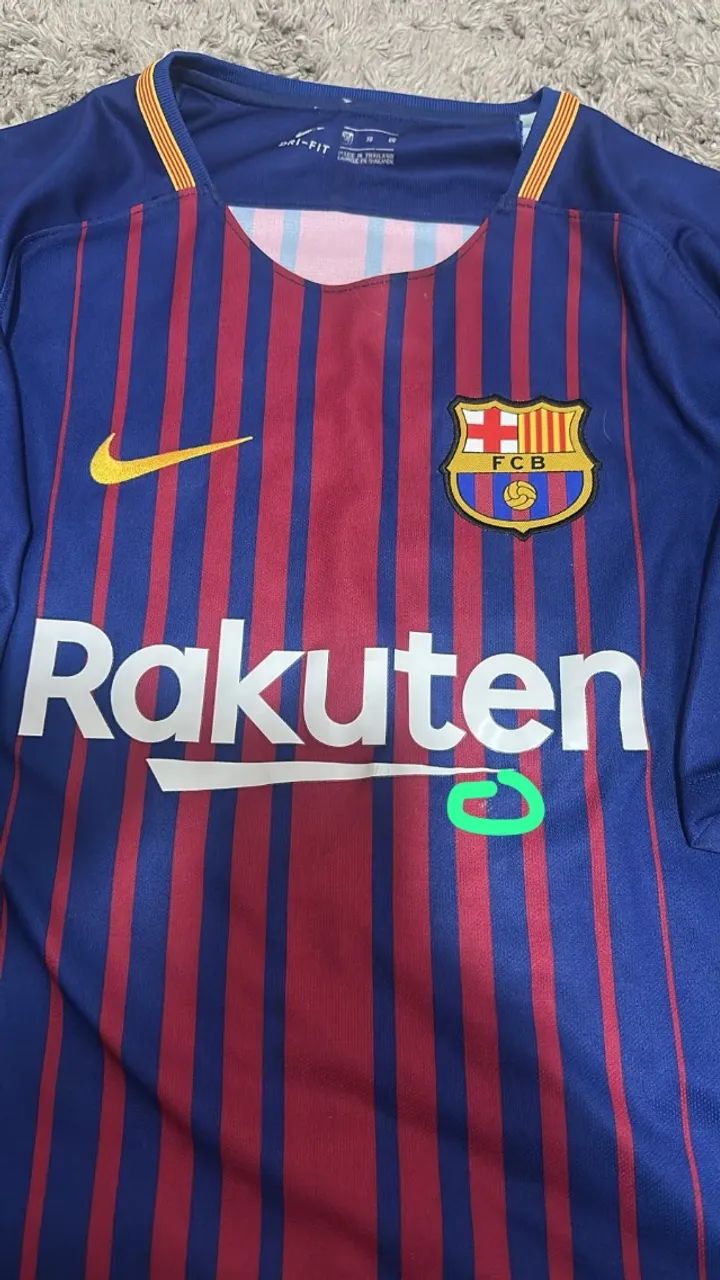 Camisa Barcelona 2017/18 - ORIGINAL EM BOM ESTADO - Foto 3