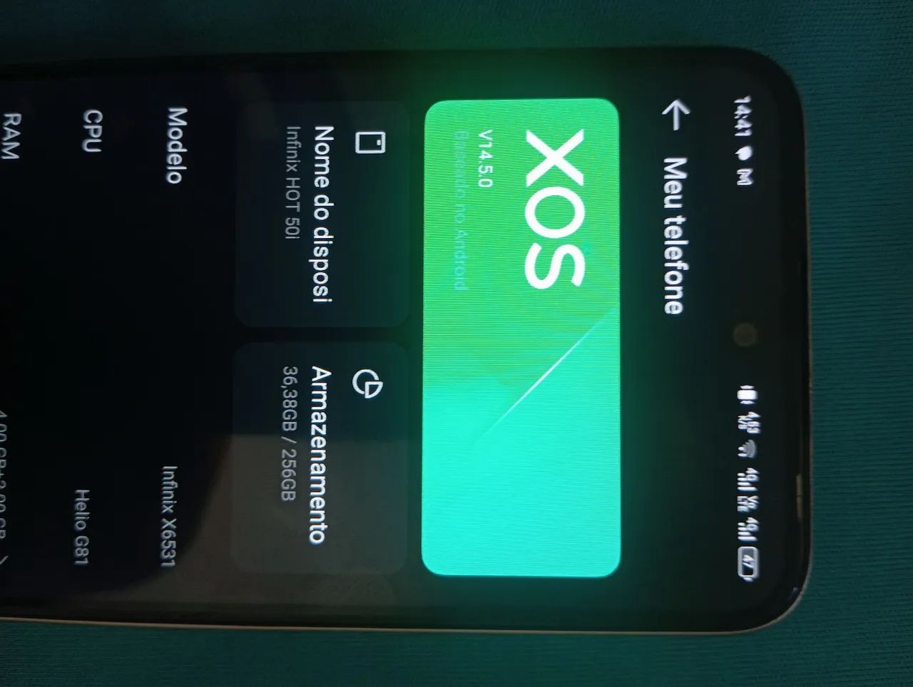 Vendo infinix hot 50i 256 gb - Foto 3