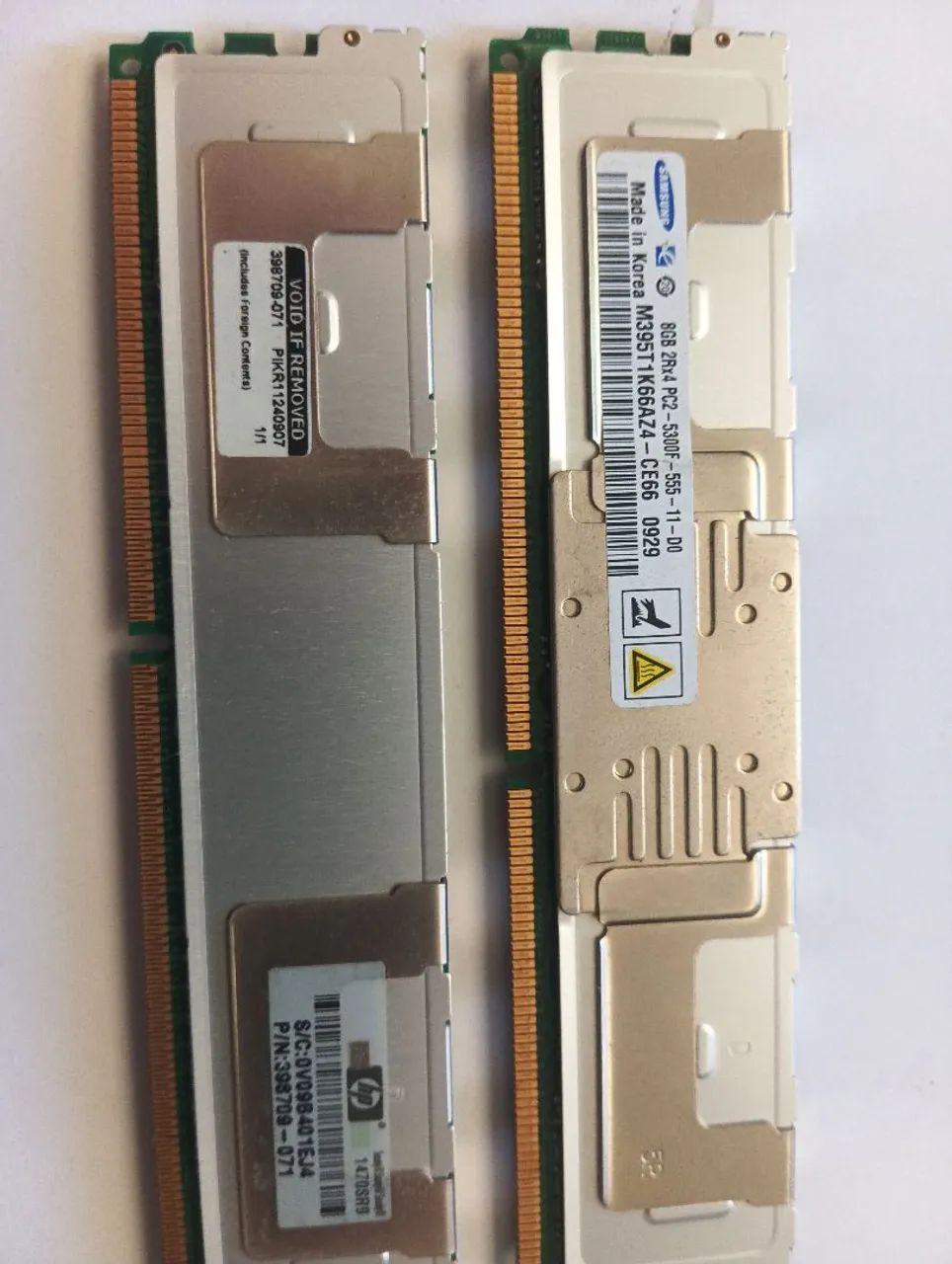 Kit 16gb 2x8gb ECC DDR2 PC5300F 667MHZ servidor ou Mac pro A1186 - Foto 2