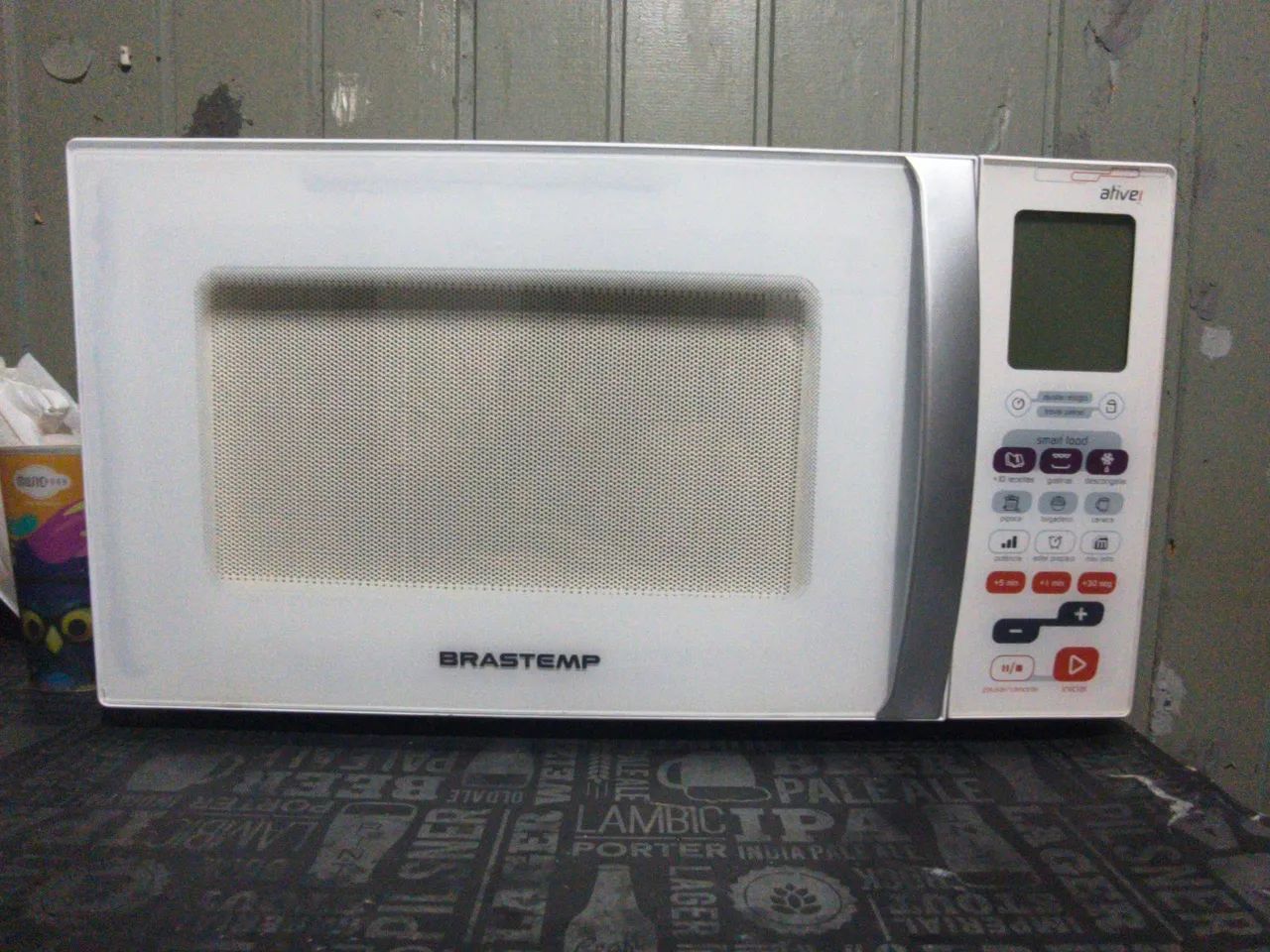 Microondas grill Brastemp 