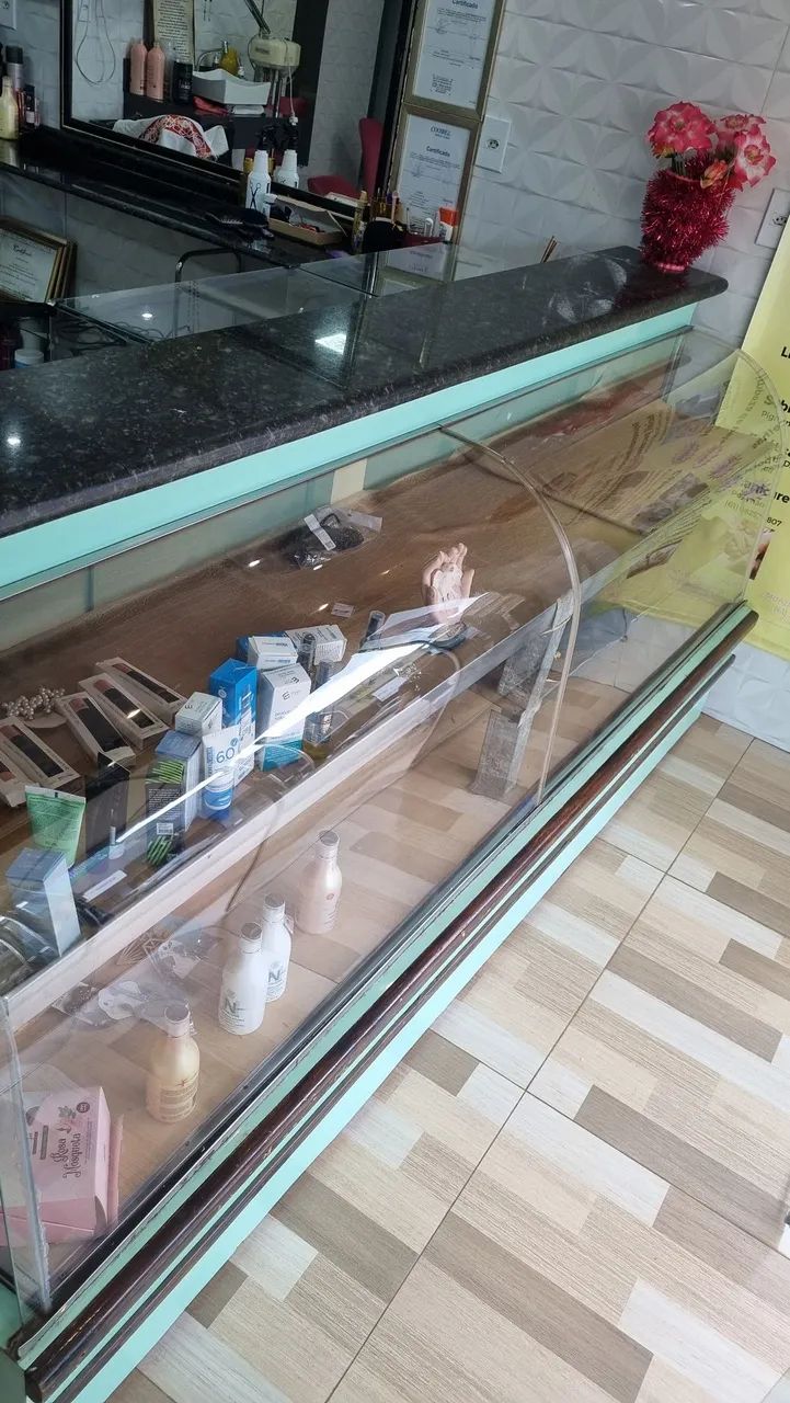 Balcão de 2 metros de comprimento para lojas 