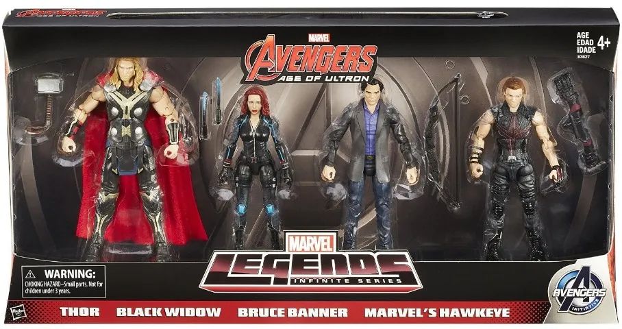 Marvel Legends Four Pack Vingadores Era De Ultron