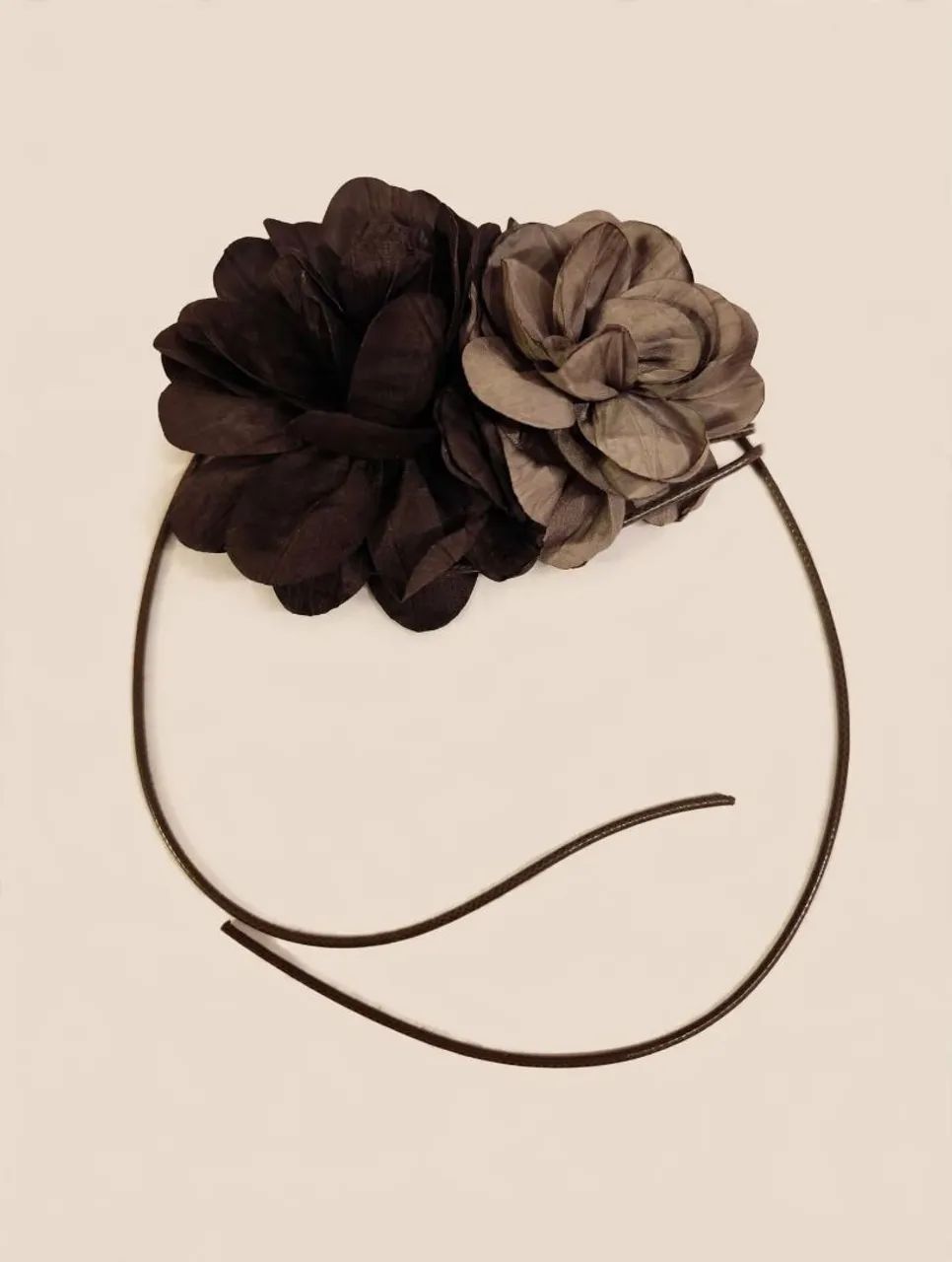 Choker Zara novo preto e taupe  - Foto 4
