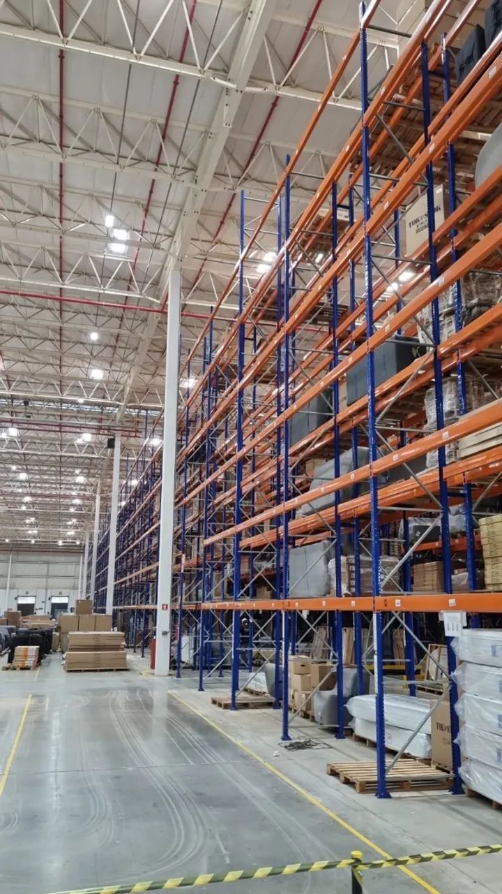 Porta Paletes usados 10 metros de altura parcelado no cartão 