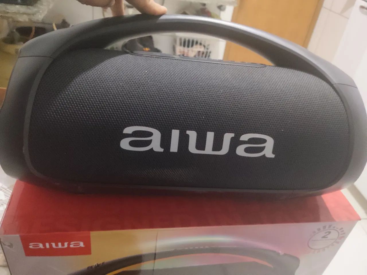 Bom box Aiwa nova - Foto 2
