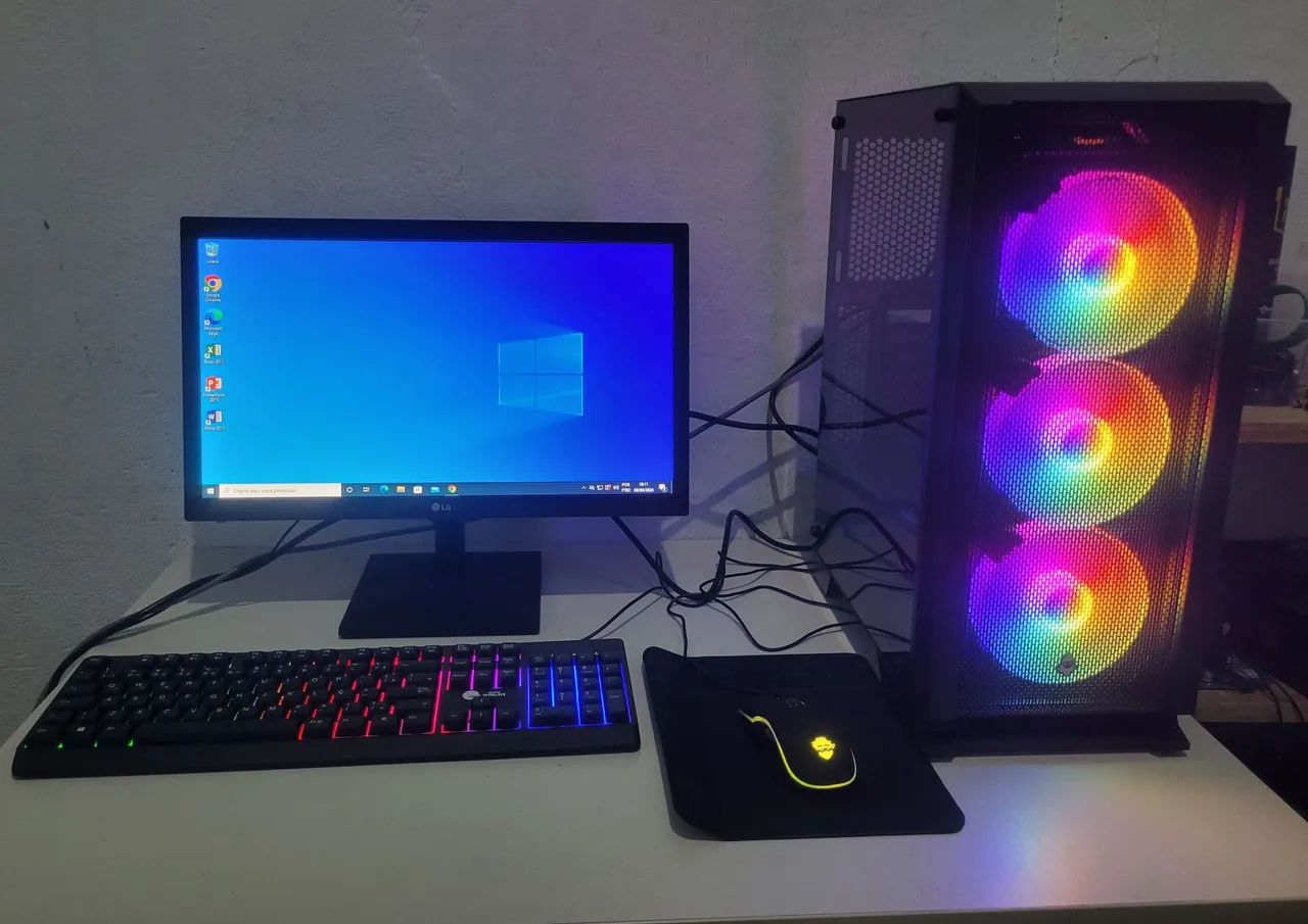 Computador completo Gamer rayzer 5 - Foto 5