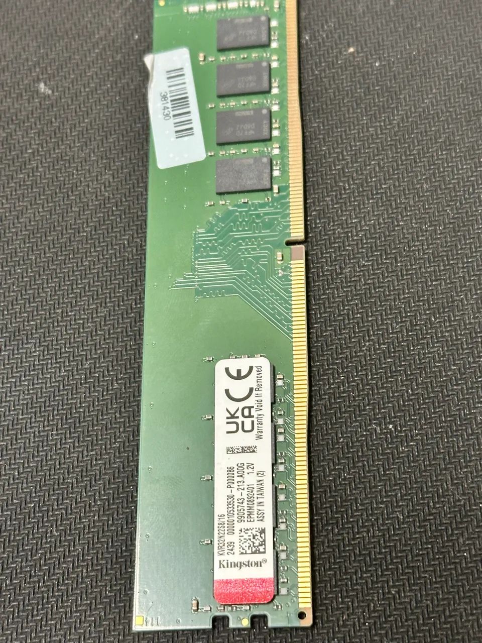 Memória RAM 1x16GB Kingston 3200MhZ