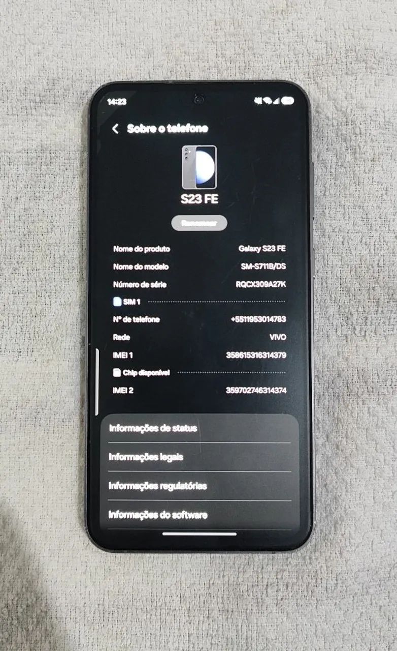 Samsung Galaxy S23 FE 256 GB - Ótimo Estado - Foto 5