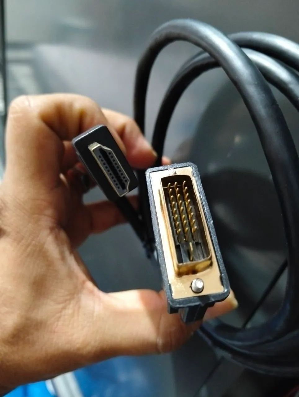Cabo Conversor DVI para HDMI - Foto 3
