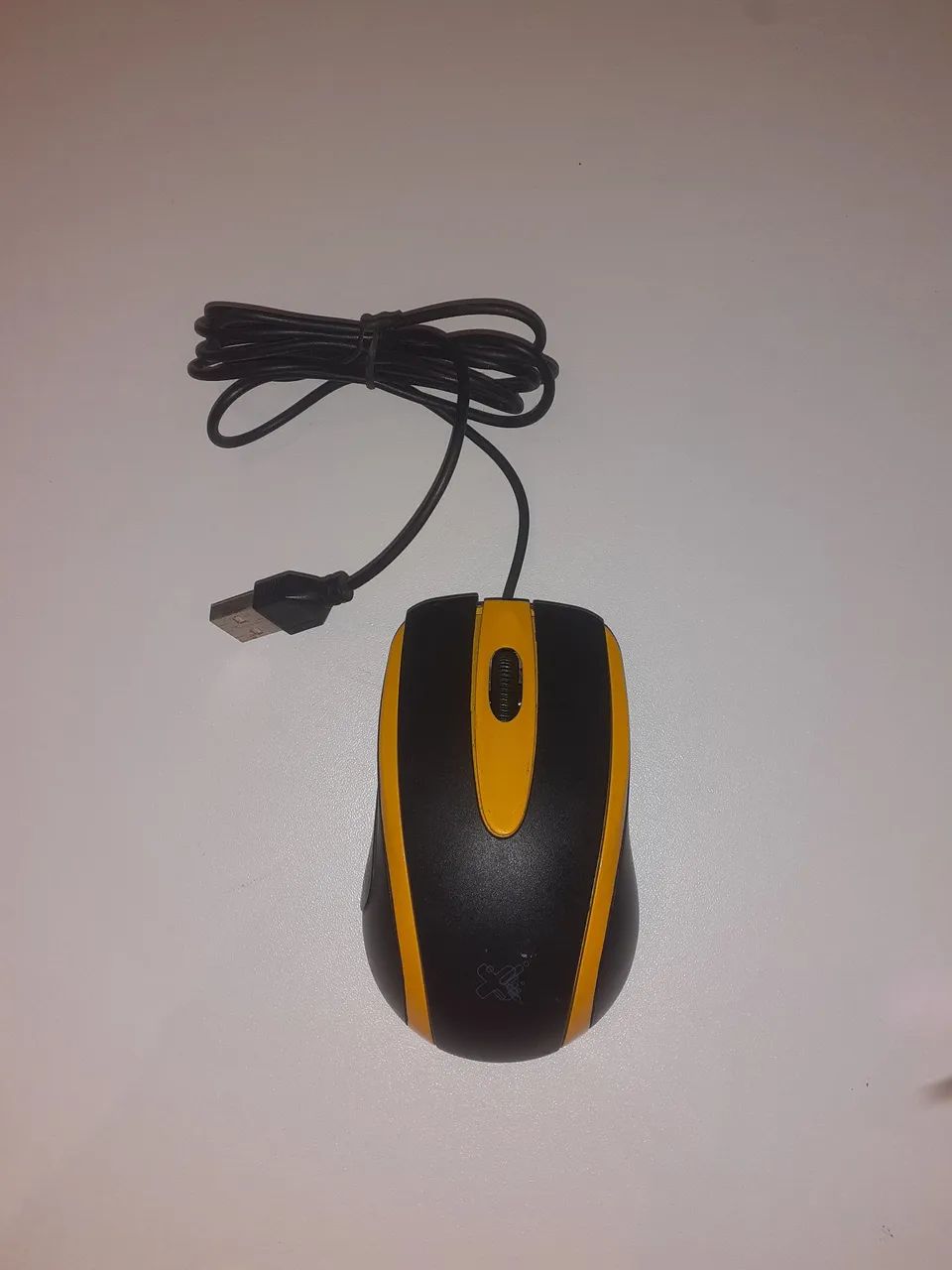 Mouse Techzone USB 2.0 Preto/Amarelo