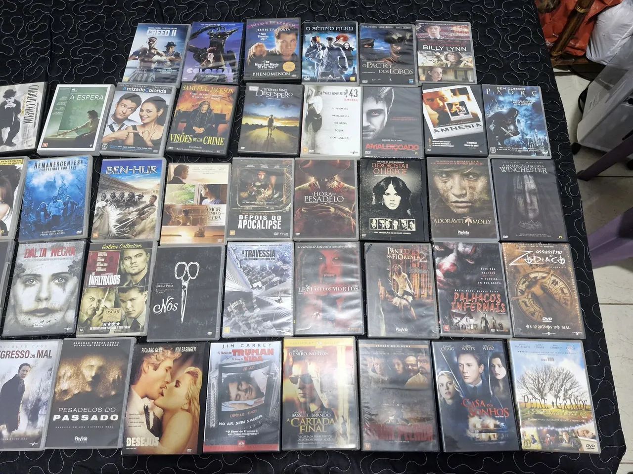 Lote com 55 dvds 