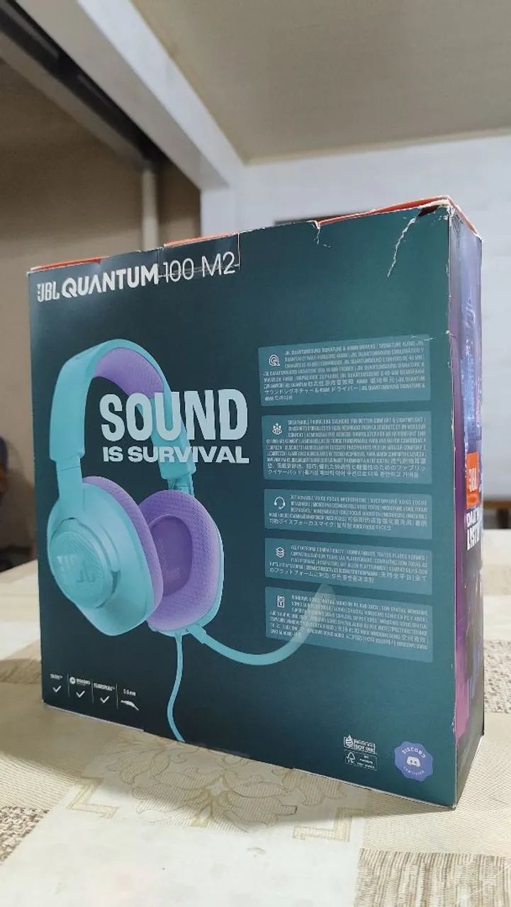 Headset Gamer JBL Quantum 100 M2 + Microfone | JBL Original - Foto 2