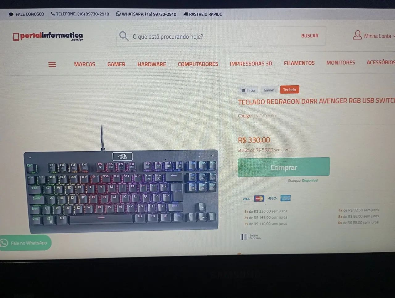 Teclado mecânico Redragon  - Foto 4