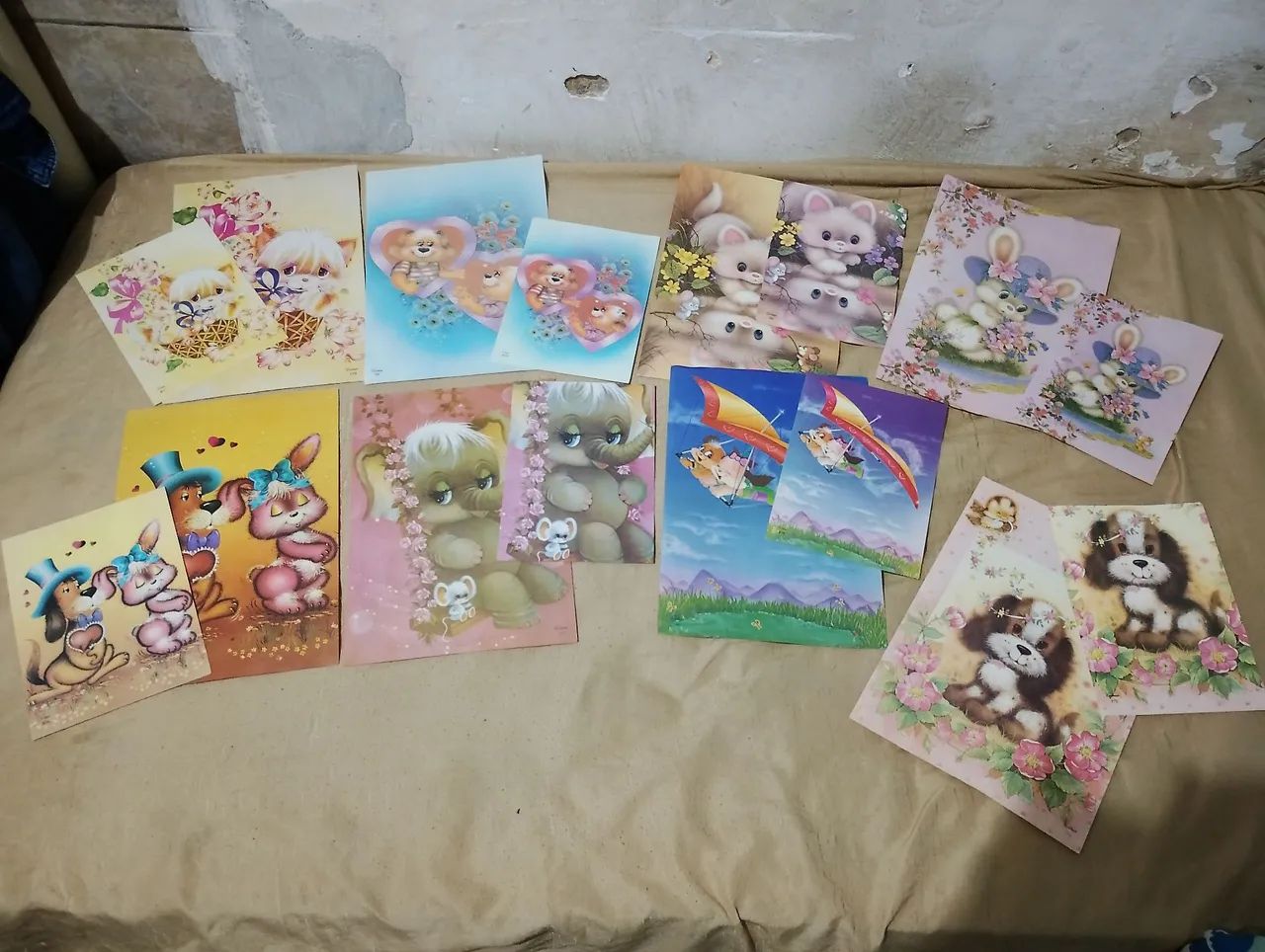 Papéis de cartas anos 90 