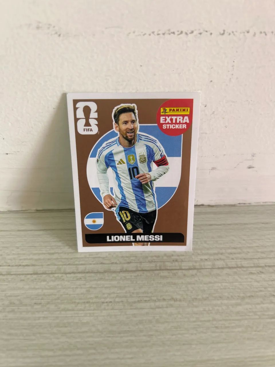 Figurinha Legend Bronze Lionel Messi - Panini Extra Sticker - Foto 2