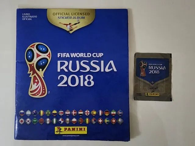 Álbum de Figurinhas Capa Mole da Copa do Mundo 2018 Rússia