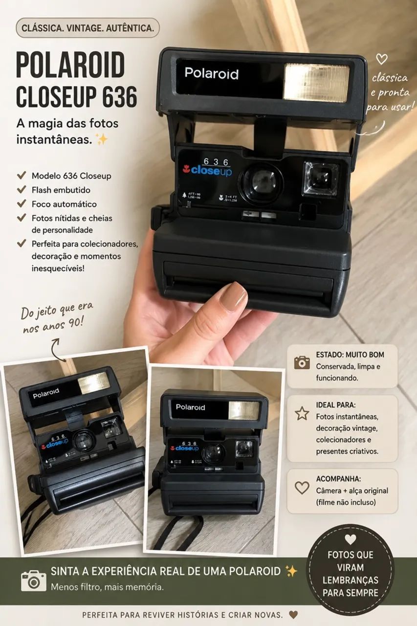 Câmera polaroide - Foto 2