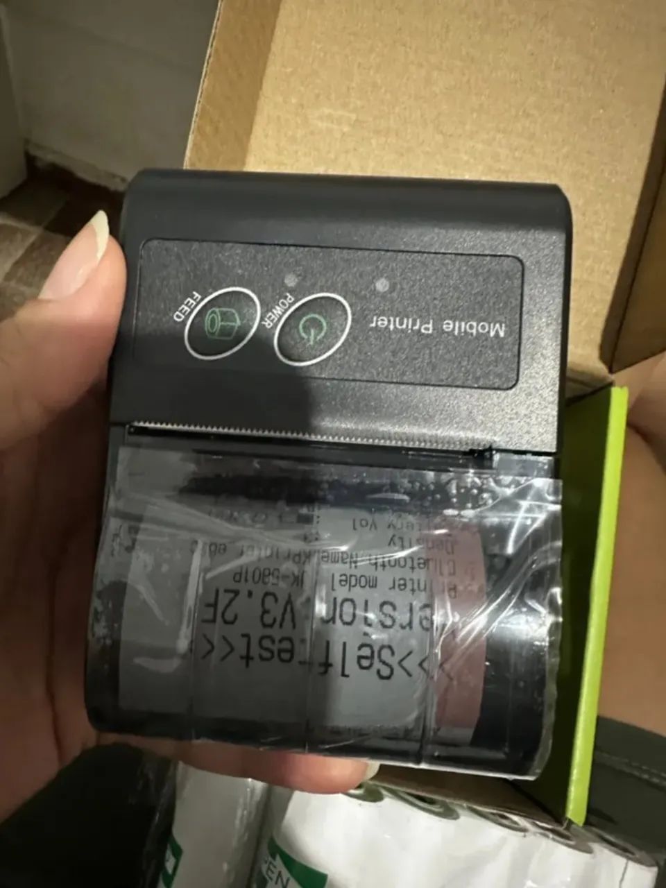 Mini Impressora Térmica Bluetooth 58mm - Portátil e Sem Tinta - Foto 2