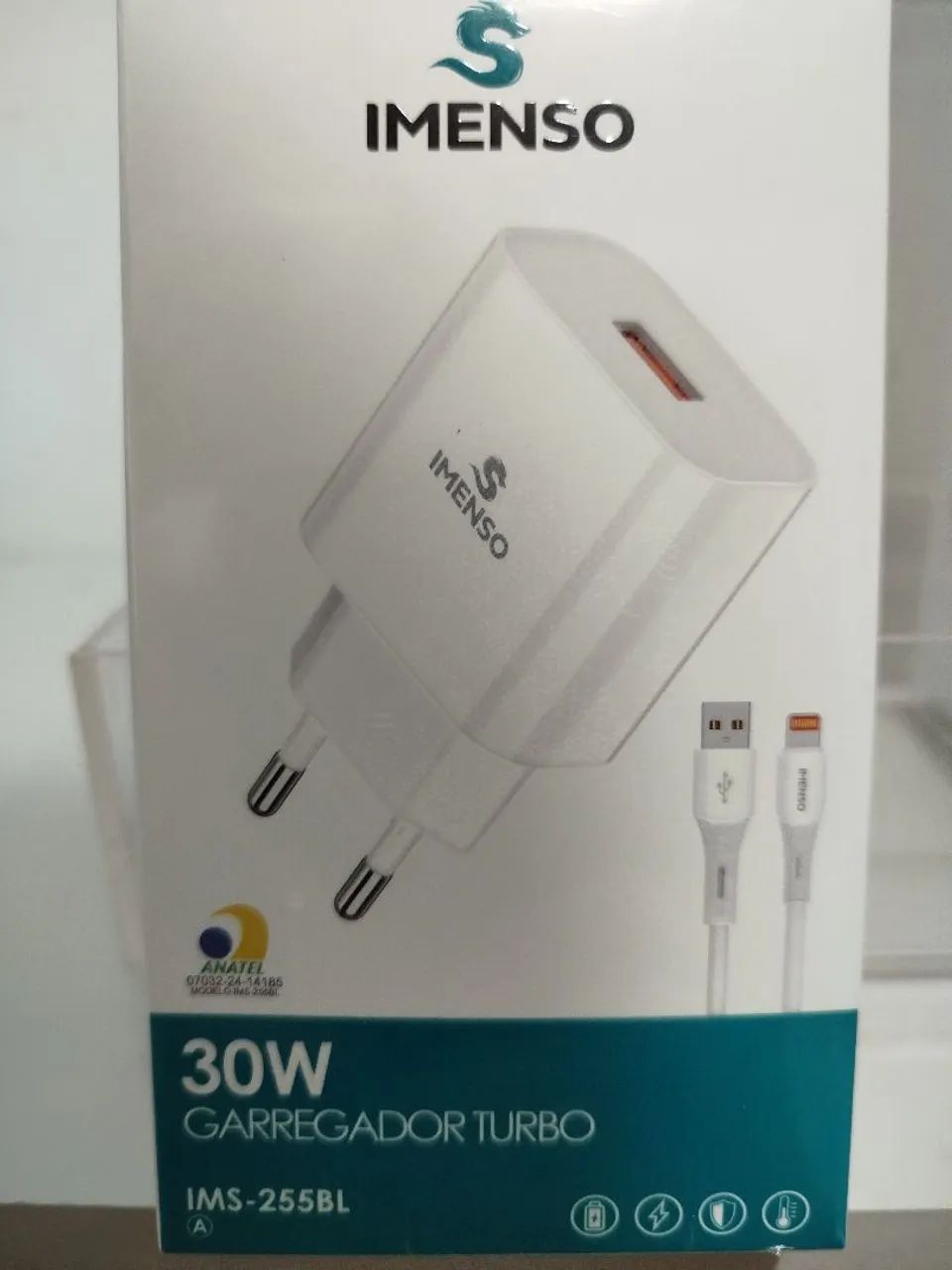 Carregador turbo imenso 30w ims-255bl - Foto 2