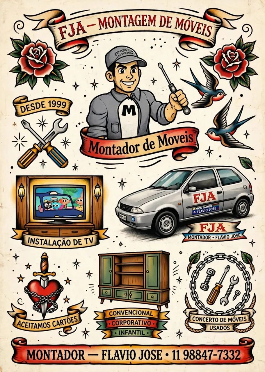 FJA montagem de móveis *