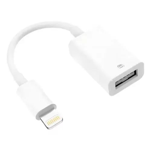 Cabo Adptador Otg Lightning iPhone iPad Plug & Play