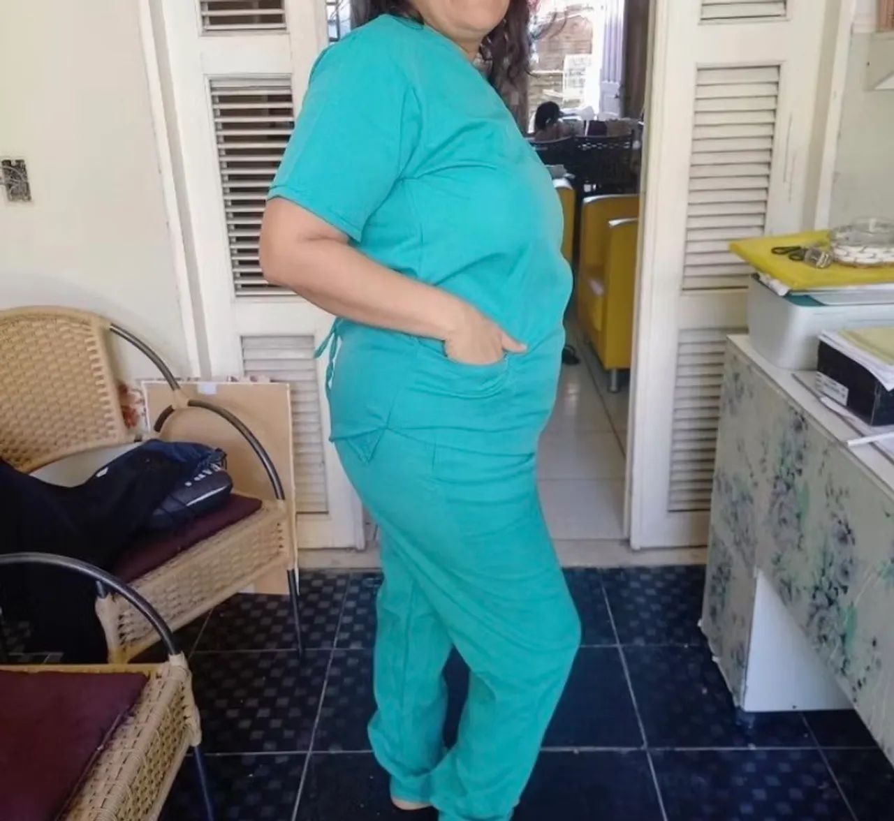 Pijama cirúrgico tamanho EXG - Foto 2