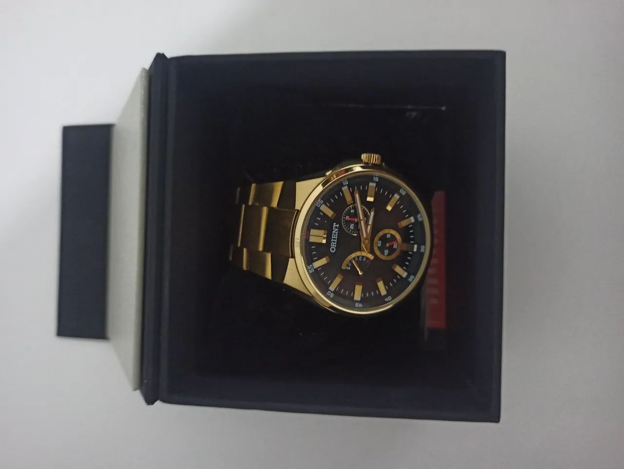 Relógio Oriente dourado - Foto 2