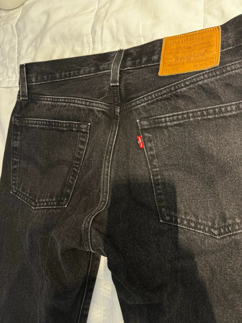 Calça Levis Preta 38/40 - Foto 2