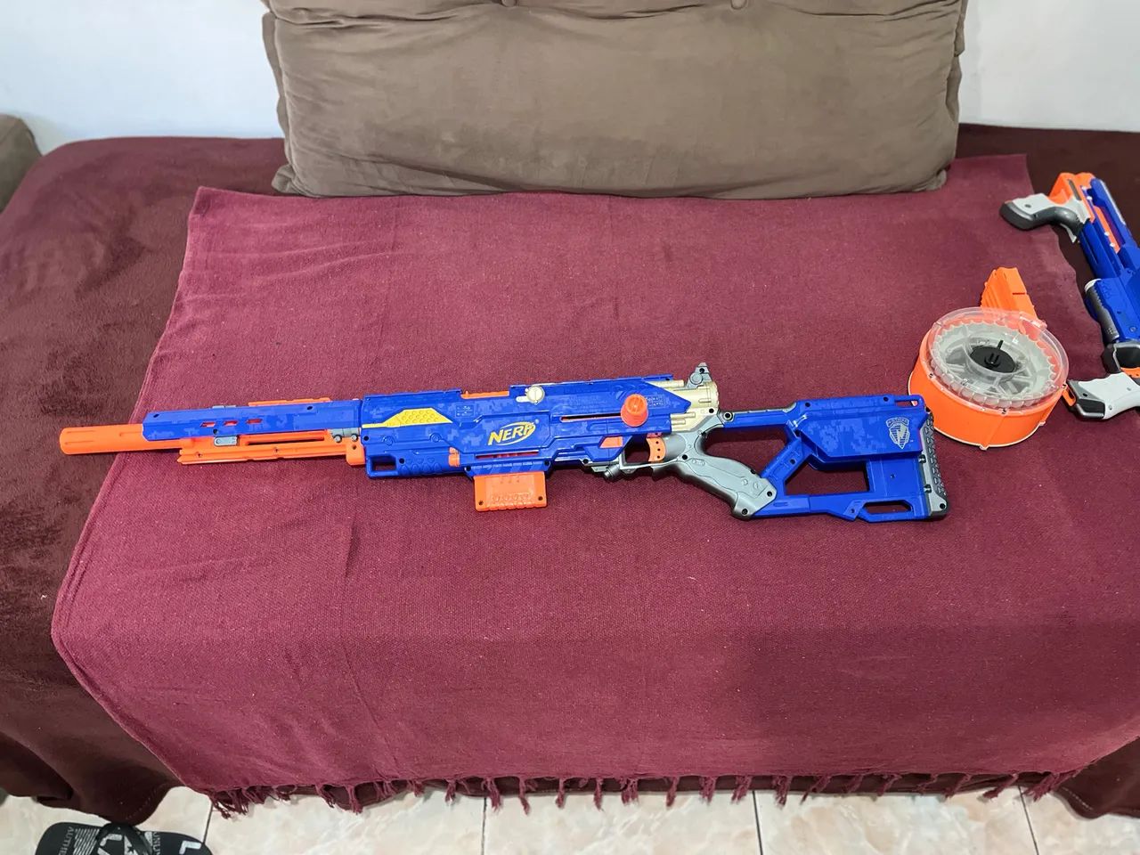 ? KIT 2 NERF ORIGINAIS - RAIDER CS-35 + LONGSTRIKE CS-6 ? - Foto 2
