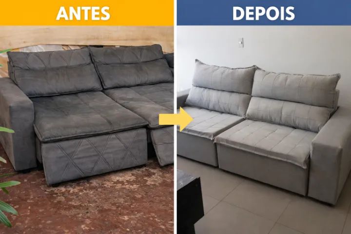 Reforma de sofá, tapeçaria e marcenaria. - Foto 3