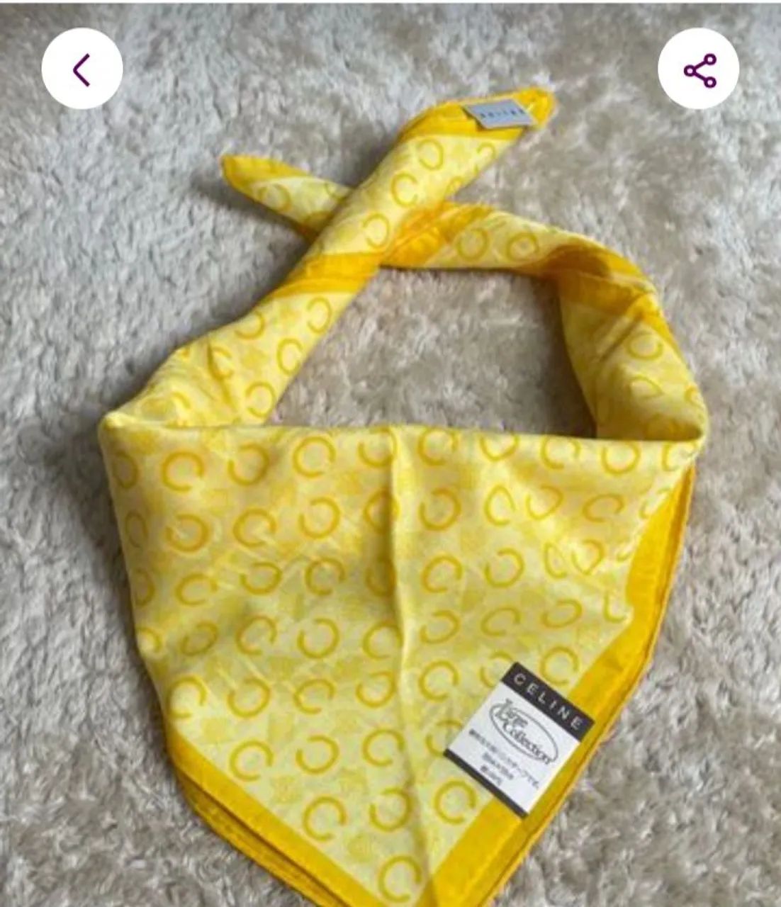 Lenço Celine original comprado no Japão com nf  - Foto 4