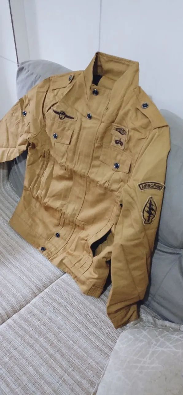 Casaco Militar Verde Masculino  - Foto 2