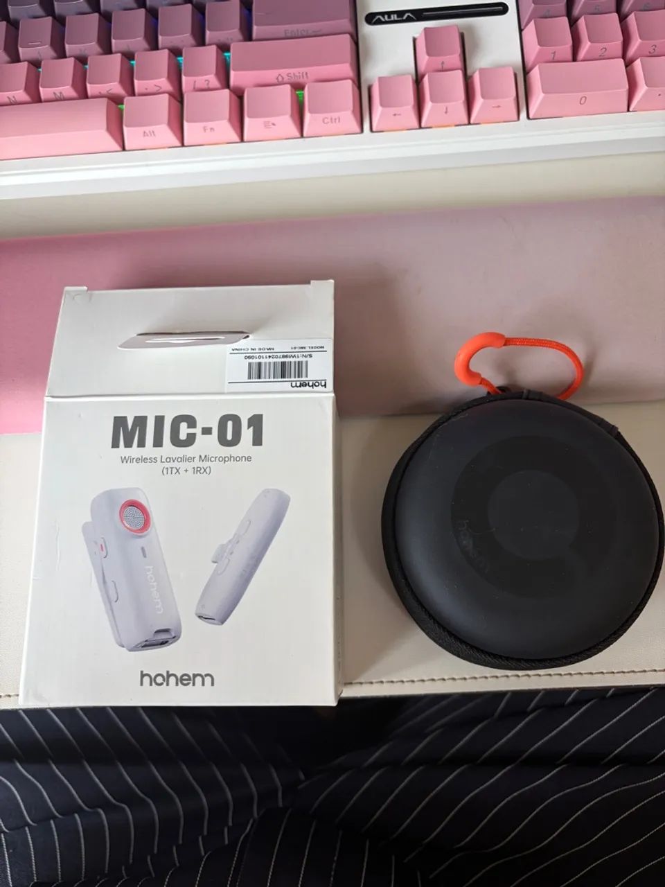 Microfone para iPhone: Hohem Mic-01 2.4GHz Clip - Foto 5