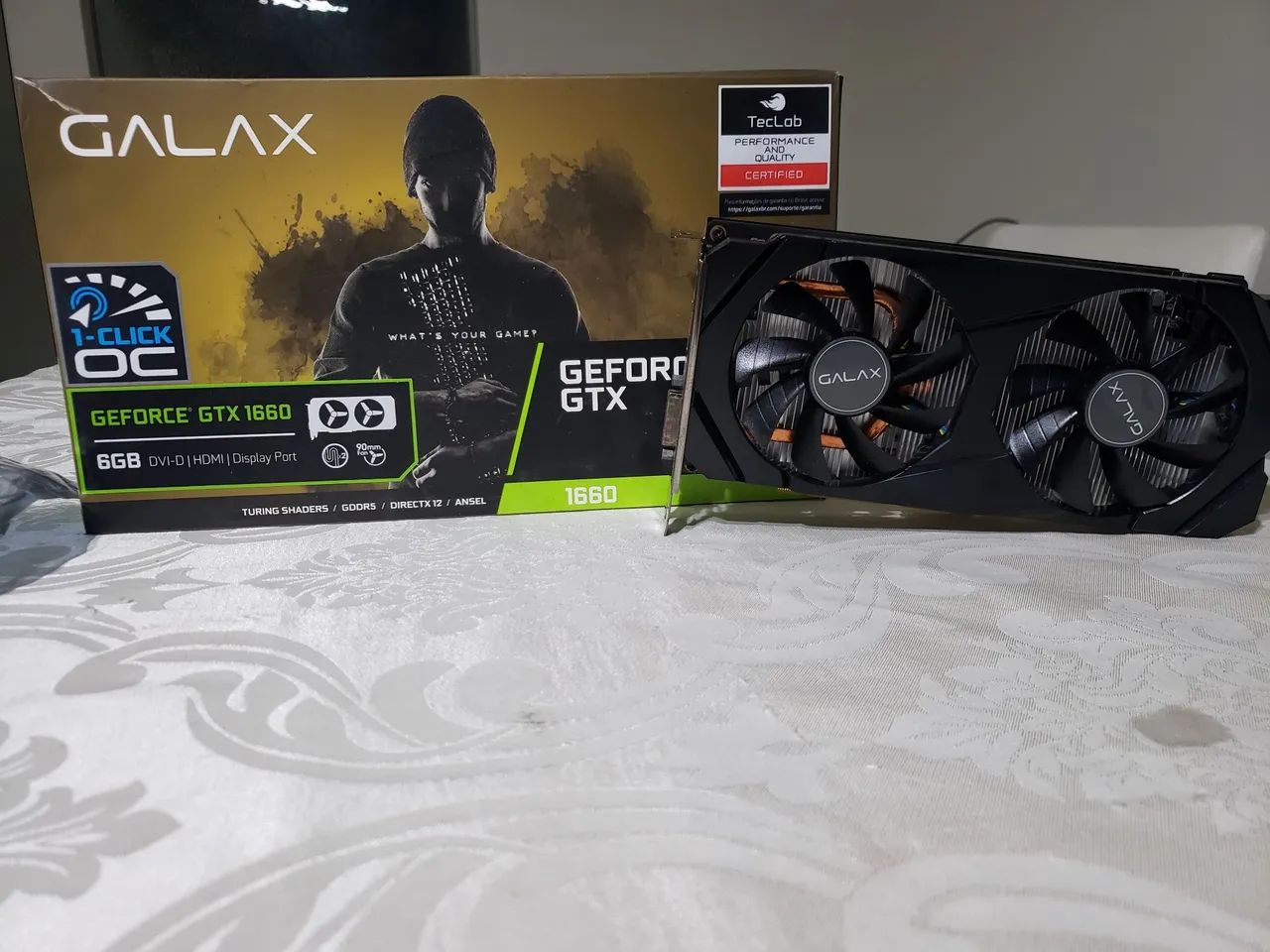 GTX 1660 6GB Placa de vídeo Galax