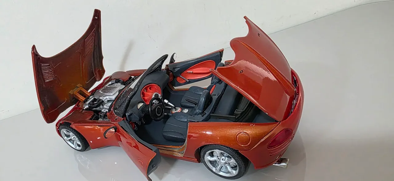 Miniatura 1:18 autoart mini cooper vermelho - Hobbies e coleções