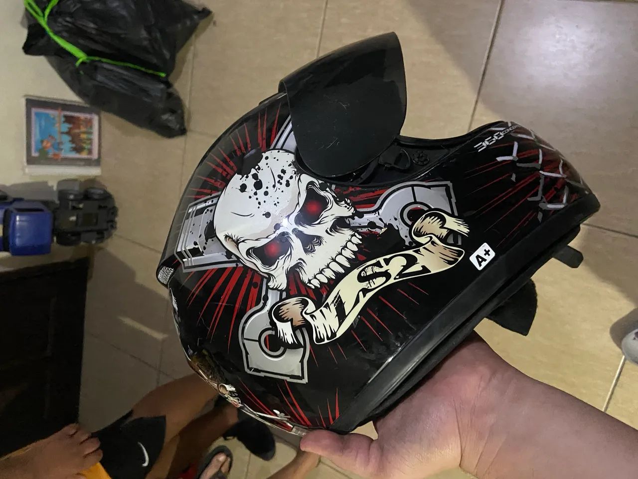 Capacete LS2 original seme novo 