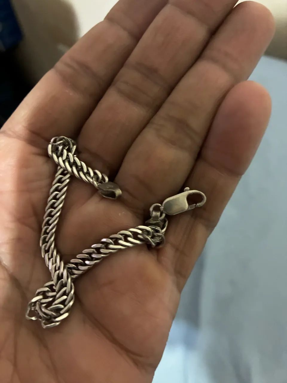Pulseira de prata linda - Foto 2