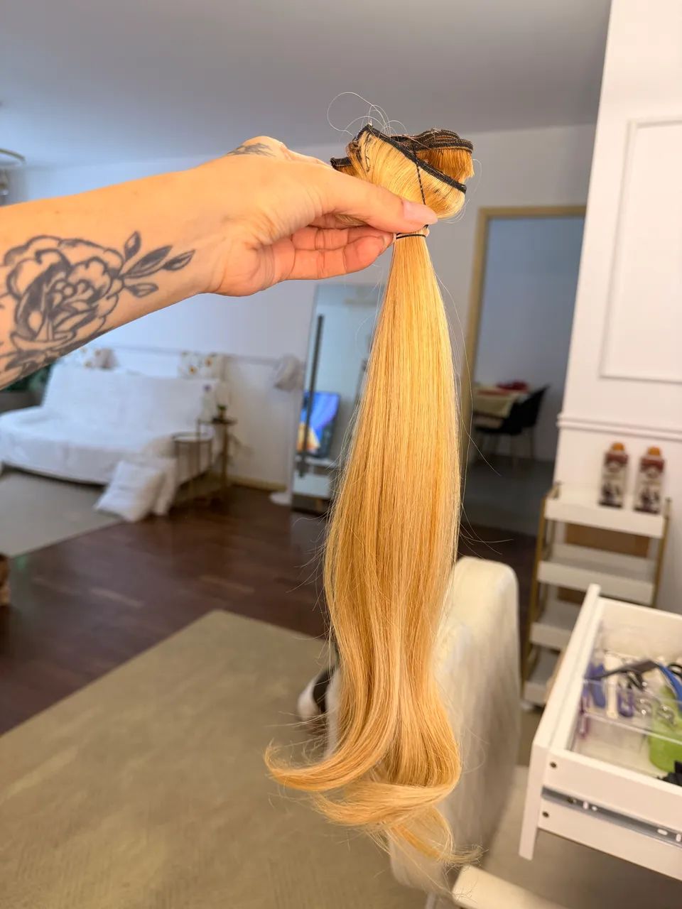 Cabelo humano loiro - Foto 2