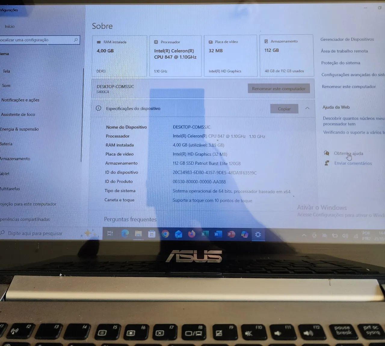 Notebook Asus - leia  - Foto 2