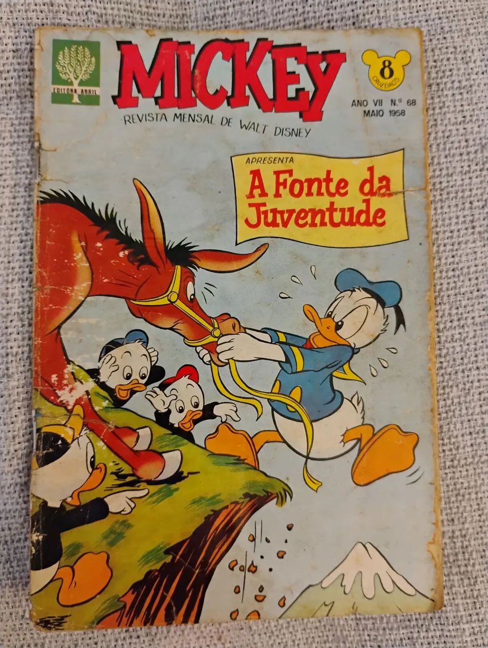 MICKEY n°68 (05/1958) ABRIL - Hobbies e coleções - Cristo Redentor