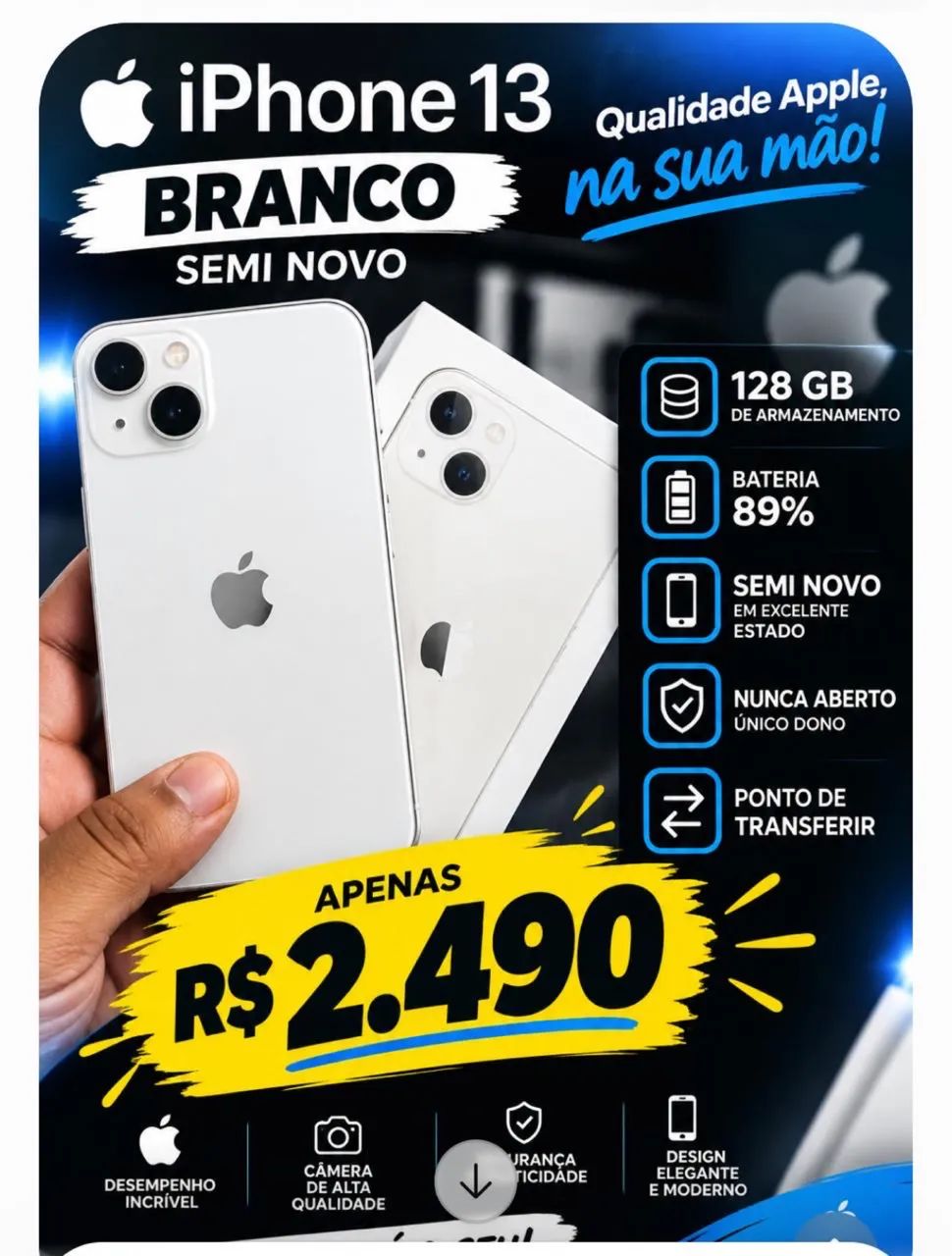 iPhone 13 branco 