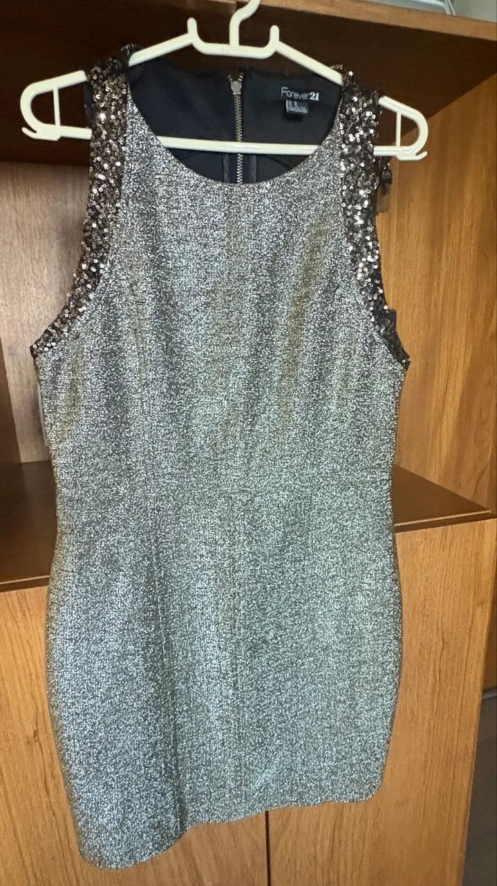 Vestido malha lurex Da Forever21 - Foto 5
