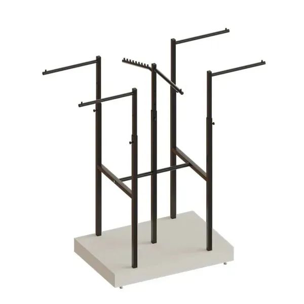 Expositor de Roupas em MDF Base com 6 cabideiros Robust