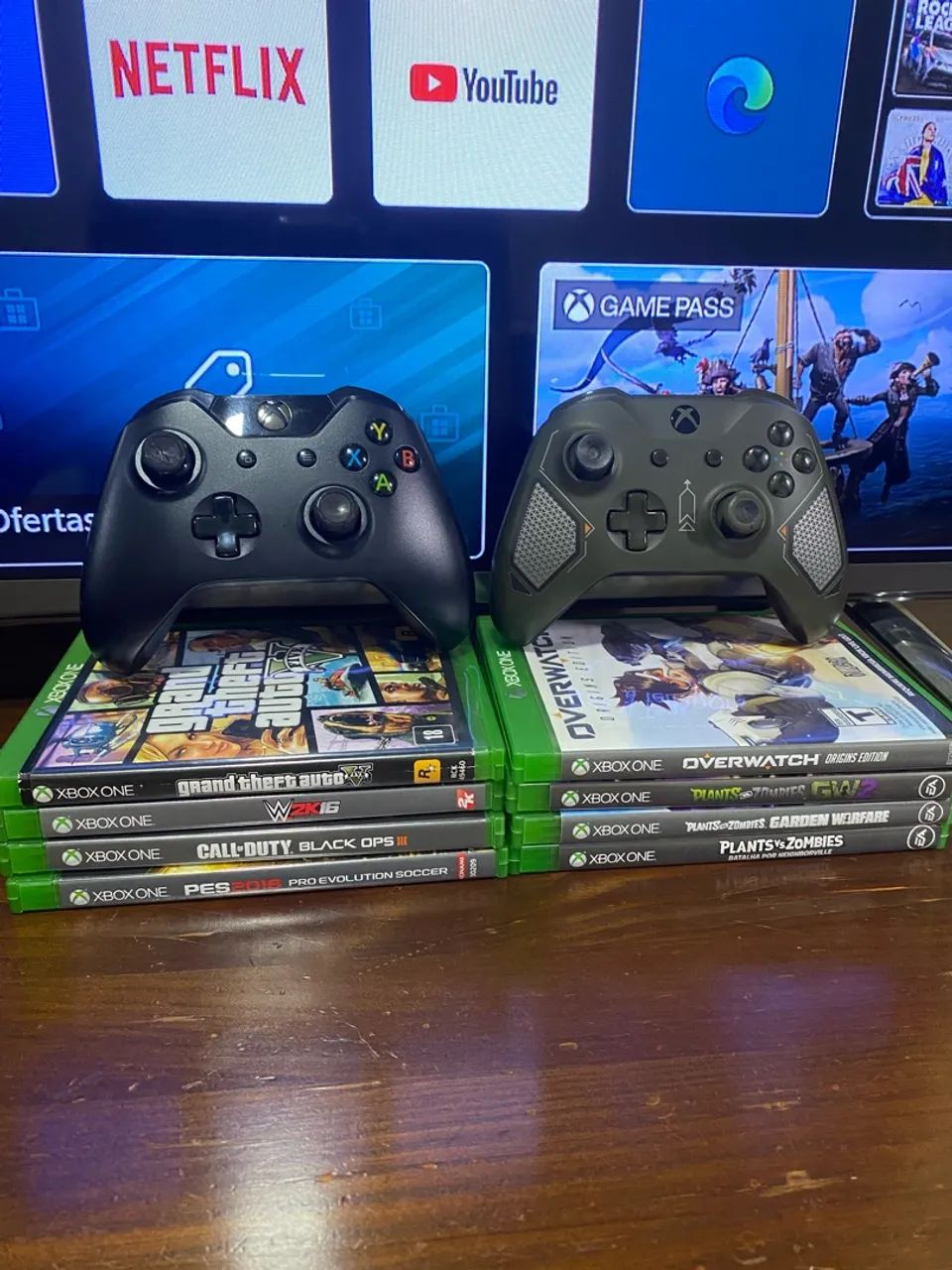 Xbox One (com 8 jogos e 2 controles) - Foto 2