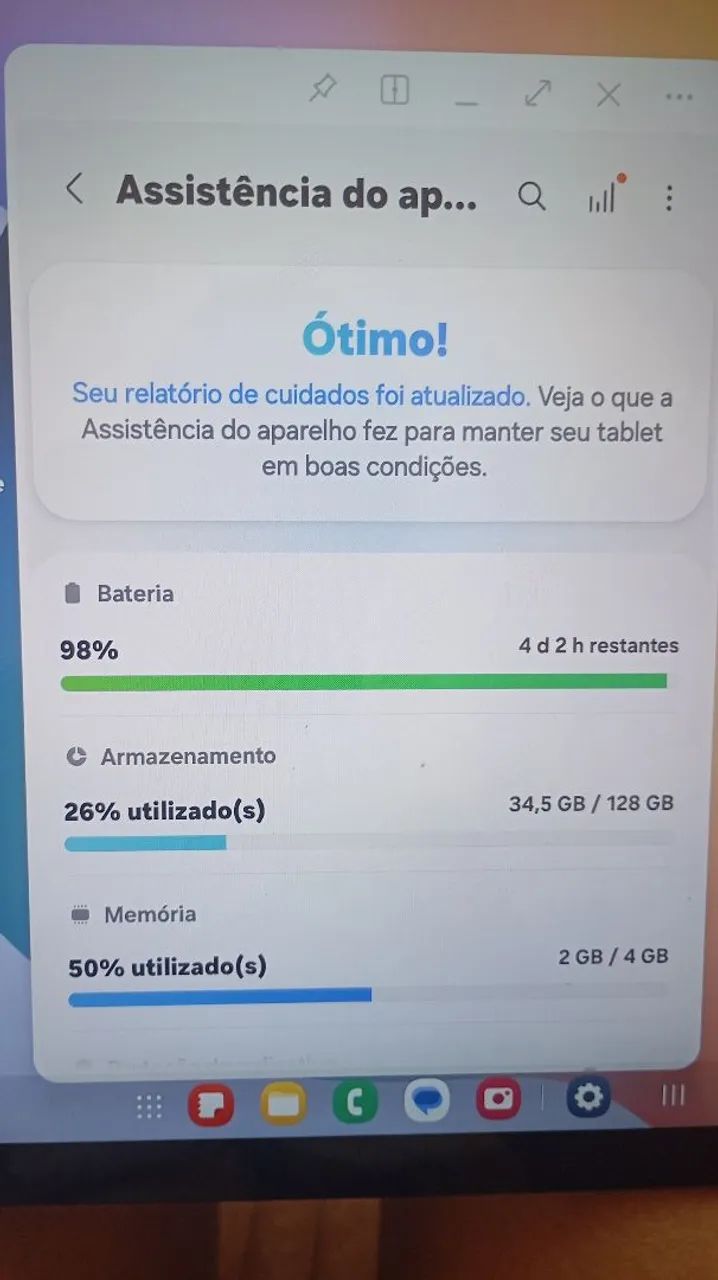 Tablets Samsung Tab S6 Lite 128 gigas com entrada pra chip - Foto 5