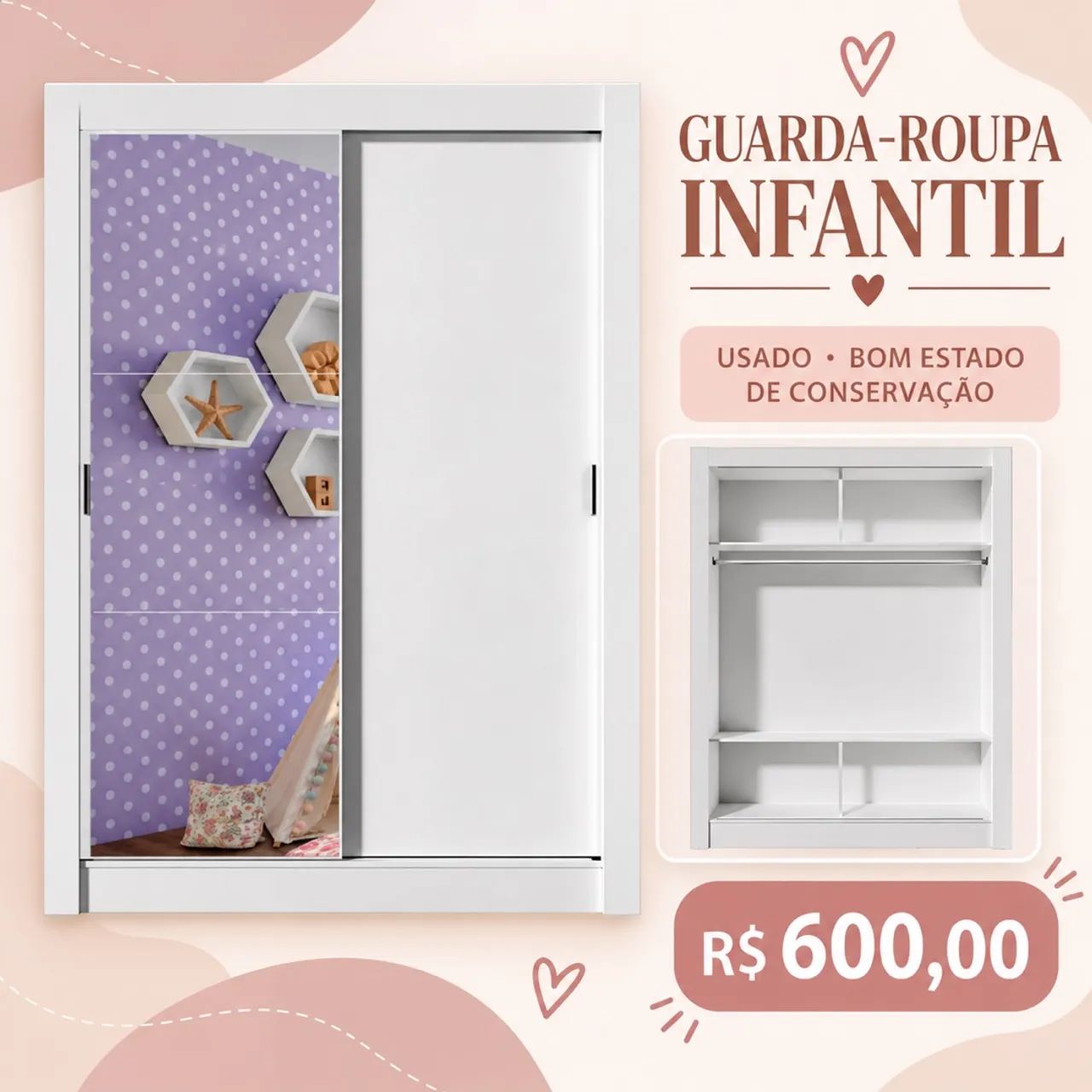 Guarda Roupas Infantil  - Foto 3